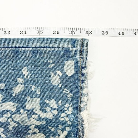 NWT Madewell Jeans The Dad Limited Edition Distressed Bleach Splattered. Size 29 - Picture 12 of 16